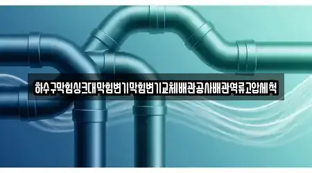 하수구막힘싱크대막힘변기막힘변기교체배관공사배관역류고압세척