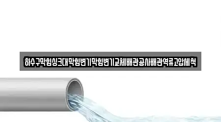 하수구막힘싱크대막힘변기막힘변기교체배관공사배관역류고압세척