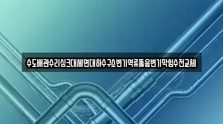 수도배관수리싱크대세면대하수구소변기역류뚫음변기막힘수전교체