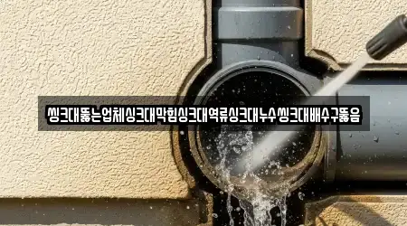 씽크대뚫는업체싱크대막힘싱크대역류싱크대누수씽크대배수구뚫음