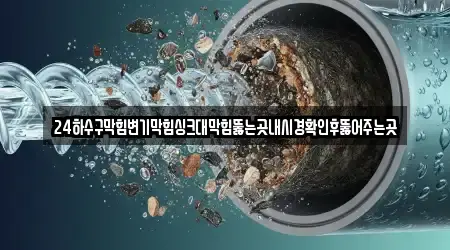 24하수구막힘변기막힘싱크대막힘뚫는곳내시경확인후뚫어주는곳