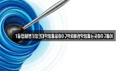 1등업체변기싱크대막힘뚫음하수구역류배관막힘뚫는곳하수구뚫어