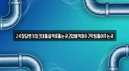 24상담변기싱크대뚫음역류뚫는곳고압세척하수구막힘뚫어주는곳