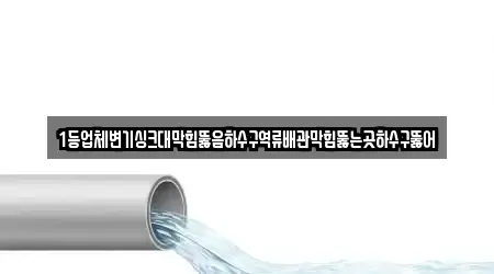 1등업체변기싱크대막힘뚫음하수구역류배관막힘뚫는곳하수구뚫어