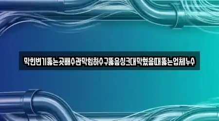 막힌변기뚫는곳배수관막힘하수구뚫음싱크대막혔을때뚫는업체누수