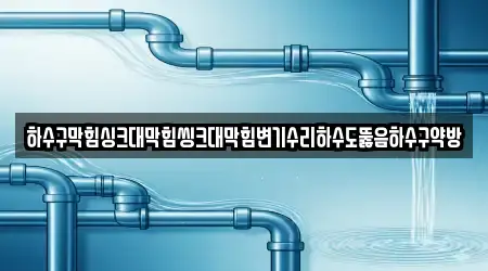 하수구막힘싱크대막힘씽크대막힘변기수리하수도뚫음하수구약방