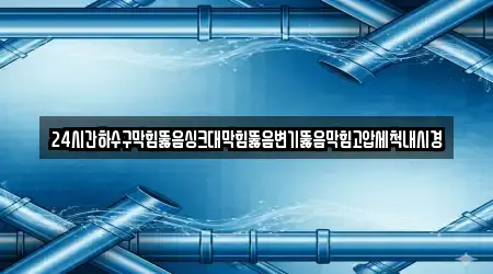 24시간하수구막힘뚫음싱크대막힘뚫음변기뚫음막힘고압세척내시경