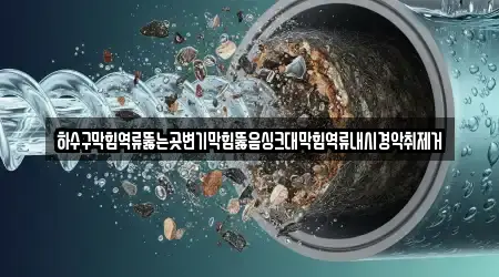 하수구막힘역류뚫는곳변기막힘뚫음싱크대막힘역류내시경악취제거