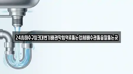 24시하수구싱크대변기배관막힘역류뚫는업체배수관뚫음잘뚫는곳