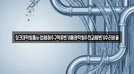 싱크대막힘뚫는업체하수구역류변기배관막힘수전교체변기수리비용