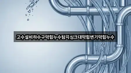 고수설비하수구막힘누수탐지싱크대막힘변기막힘누수