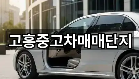 고흥군 고흥읍 중고차 상담 가능 5곳