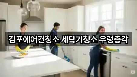 김포에어컨청소 세탁기청소 우렁총각