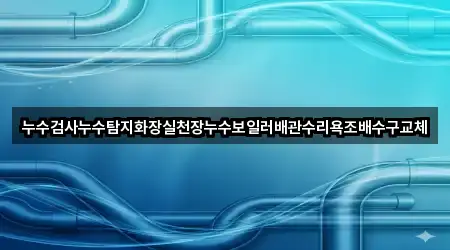 가평군 북면 누수 탐지 5곳 요약 정리