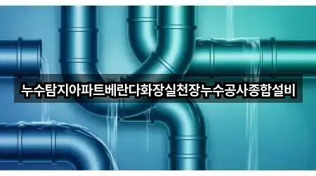 누수탐지아파트베란다화장실천장누수공사종합설비