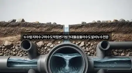 누수탐지하수구하수도막힘변기씽크대뚫음뚫어수도설비누수전문