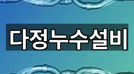 다정누수설비
