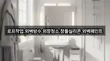 로프작업.외벽방수.외창청소.창틀실리콘.외벽페인트