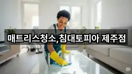 연락 가능한 제주 화북일동 청소업체 5곳