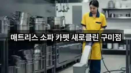 매트리스 소파 카펫 새로클린 구미점