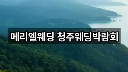 메리엘웨딩 청주웨딩박람회