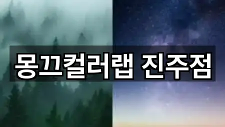 몽끄컬러랩 진주점