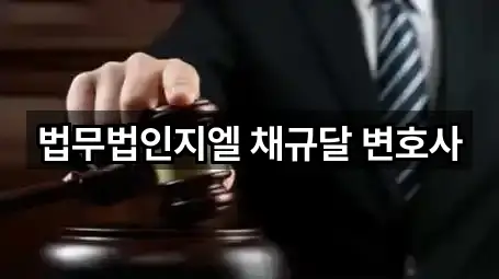 법무법인지엘 채규달 변호사