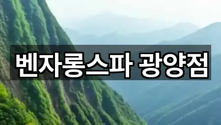 벤자롱스파 광양점