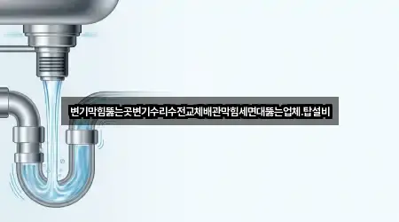 변기막힘뚫는곳변기수리수전교체배관막힘세면대뚫는업체.탑설비