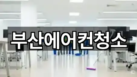 수영구 청소 전화 문의 5곳