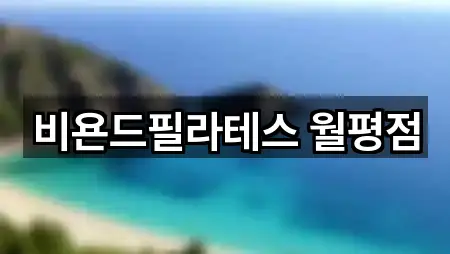 비욘드필라테스 월평점