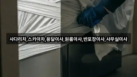 과천 과천동 사무실이사 4곳 지번 주소