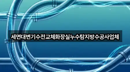 세면대변기수전교체화장실누수탐지방수공사업체