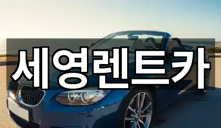 덕진구 여의동 렌트카 5곳 주소만 보기