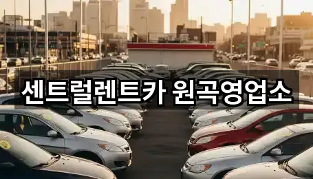 센트럴렌트카 원곡영업소