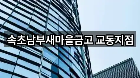 5곳 강원특별자치도 속초시 노학동 대출 지금 보기