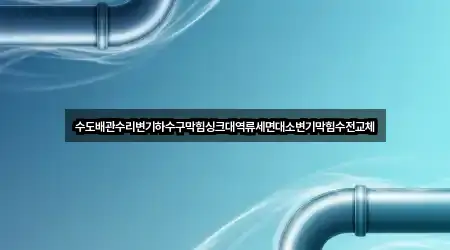 수도배관수리변기하수구막힘싱크대역류세면대소변기막힘수전교체