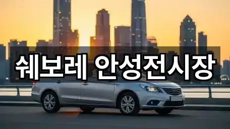 쉐보레 안성전시장