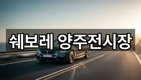 쉐보레 양주전시장