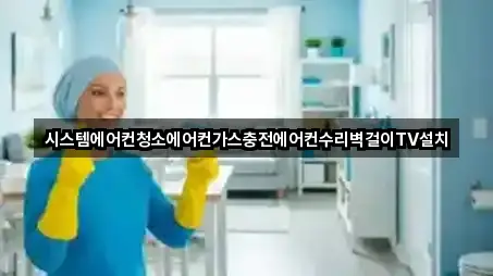 시스템에어컨청소에어컨가스충전에어컨수리벽걸이TV설치