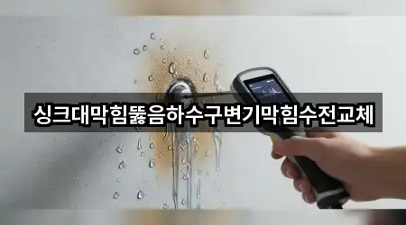 싱크대막힘뚫음하수구변기막힘수전교체