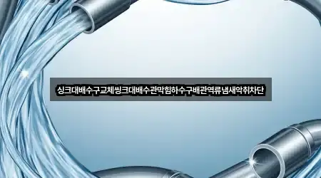 경기도 성복동 배수관 막힘 4곳 — 빠른 확인