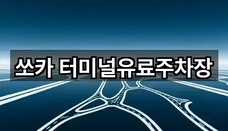 쏘카 터미널유료주차장