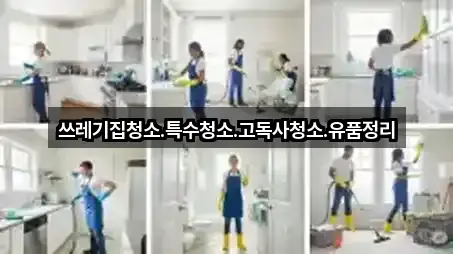 쓰레기집청소.특수청소.고독사청소.유품정리