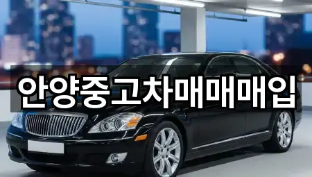 안양중고차매매매입