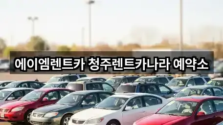 에이엠렌트카 청주렌트카나라 예약소