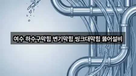 선원동 하수구막힘 5곳 위치 일괄보기