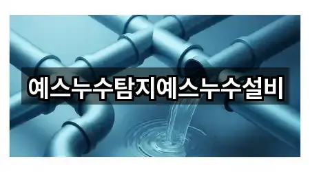 예스누수탐지예스누수설비