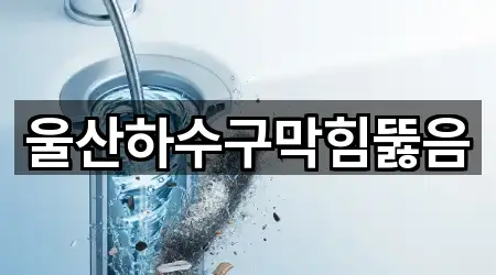 울산하수구막힘뚫음