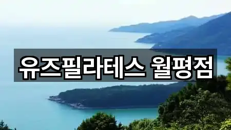 유즈필라테스 월평점